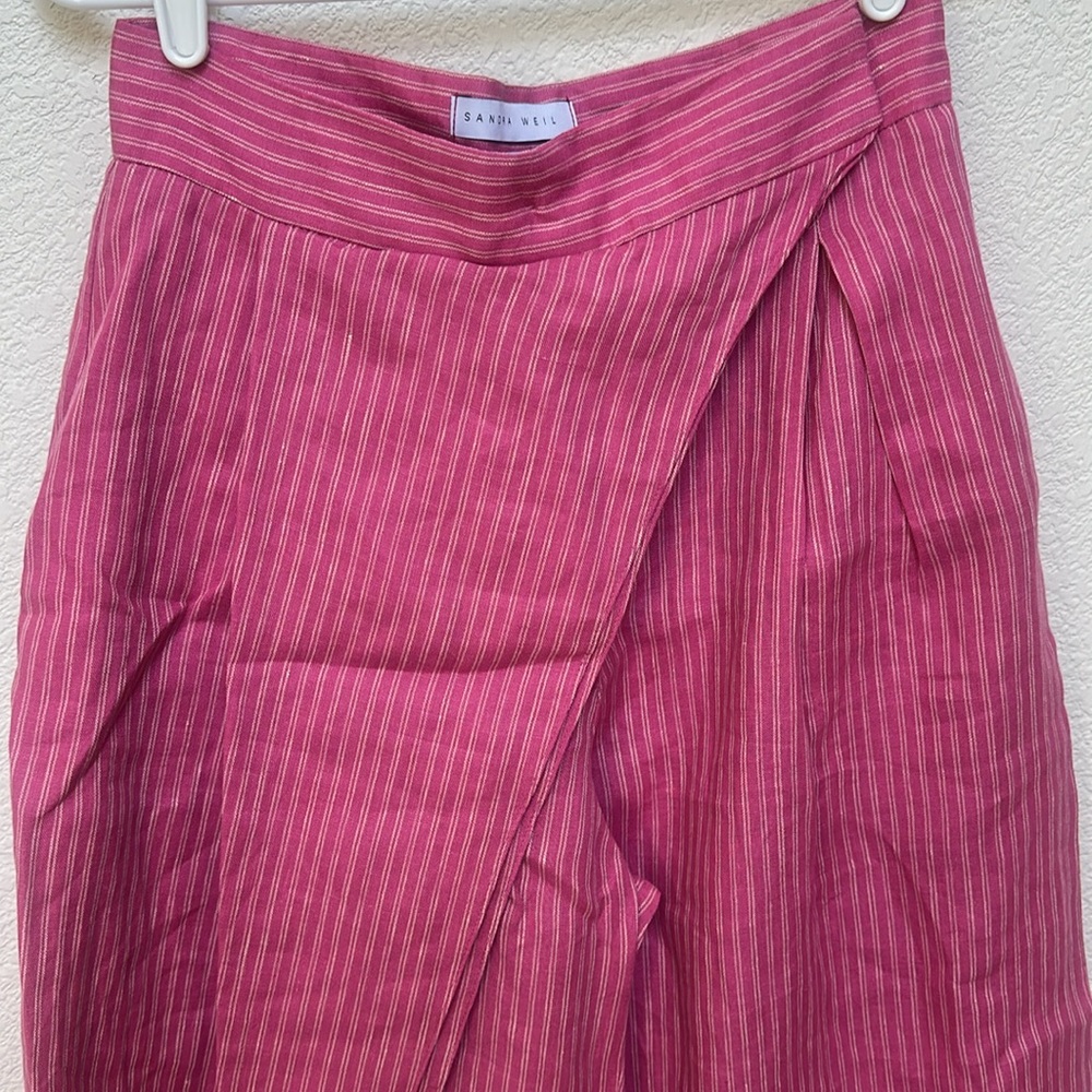 Sandra Weil Vogue runway 100% Lenin size 4 for top and trousers - Picture 8 of 16